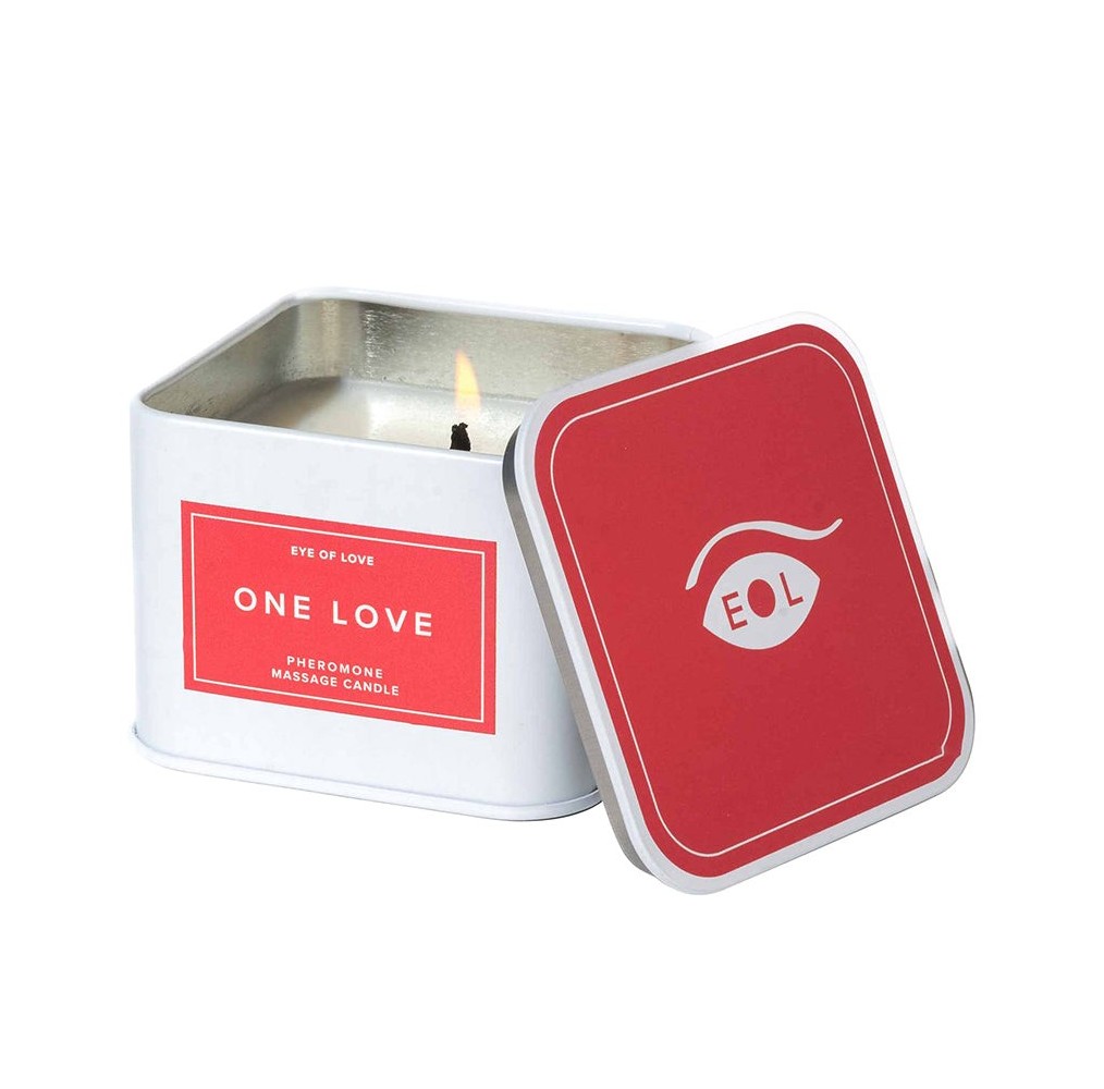 Eye of Love Pheromone Massage Candle-One Love 6oz